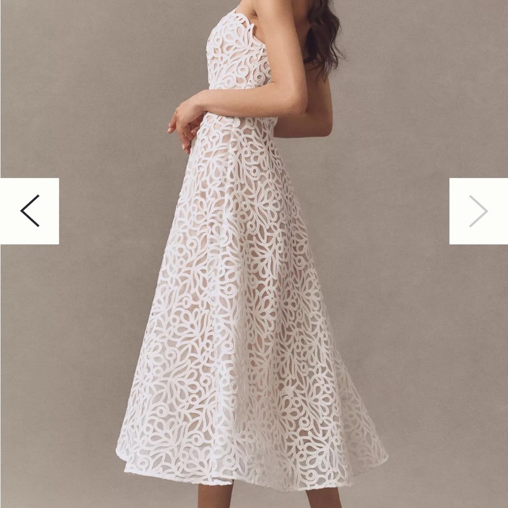 Milly Petunia Curled Lace Gown - Picture 4 of 8
